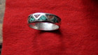 Sterling Silver Turquois/Coral Inlay  Zuni Band Sz 12.25 ***5.41 grams** — photo 7