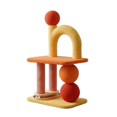 Katzenkletterbaum mit Kratzbäumen Verspielter Katzenkletterbaum für Wohnung