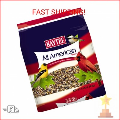 Kaytee All American Wild Bird Food Seed Blend for Cardinals, Blue Jays, Finches