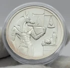 Egyptian Gods Series Anubis 2 oz .999 Fine Silver Round High Relief
