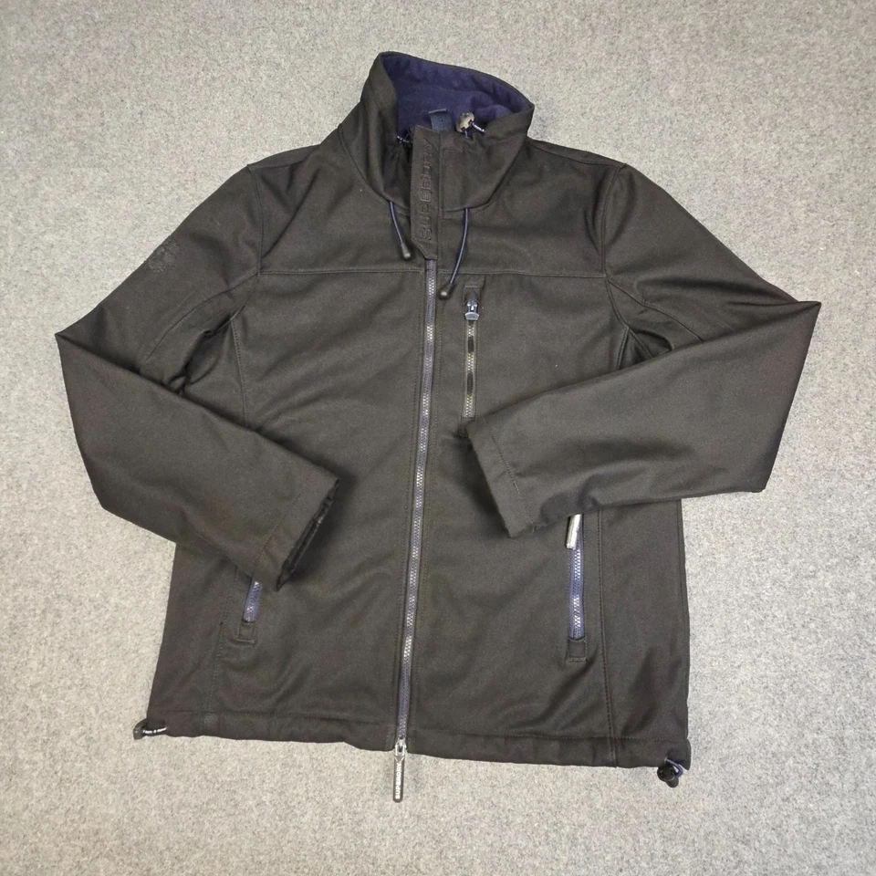 Superdry Jacket mens 2XLARGE black Windtrekker Long Sleeve windbreaker Size 2XL - Image 3 of 4