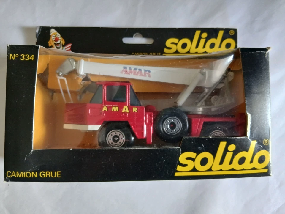 Solido Tonergam Camion Grue routière Richet . Cirque Amar - Photo 1/4