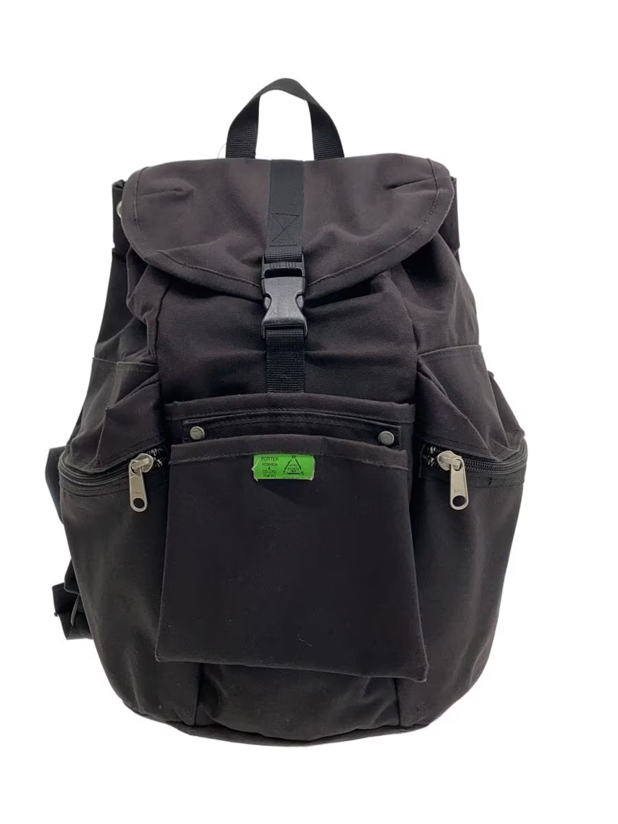 PORTER Backpack Canvas Black Solid from Japan - image 2