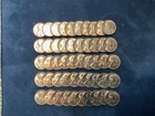 1954-S Lincoln Wheat Cent ROLL *Full 50 Coin BU Red UNC 10826