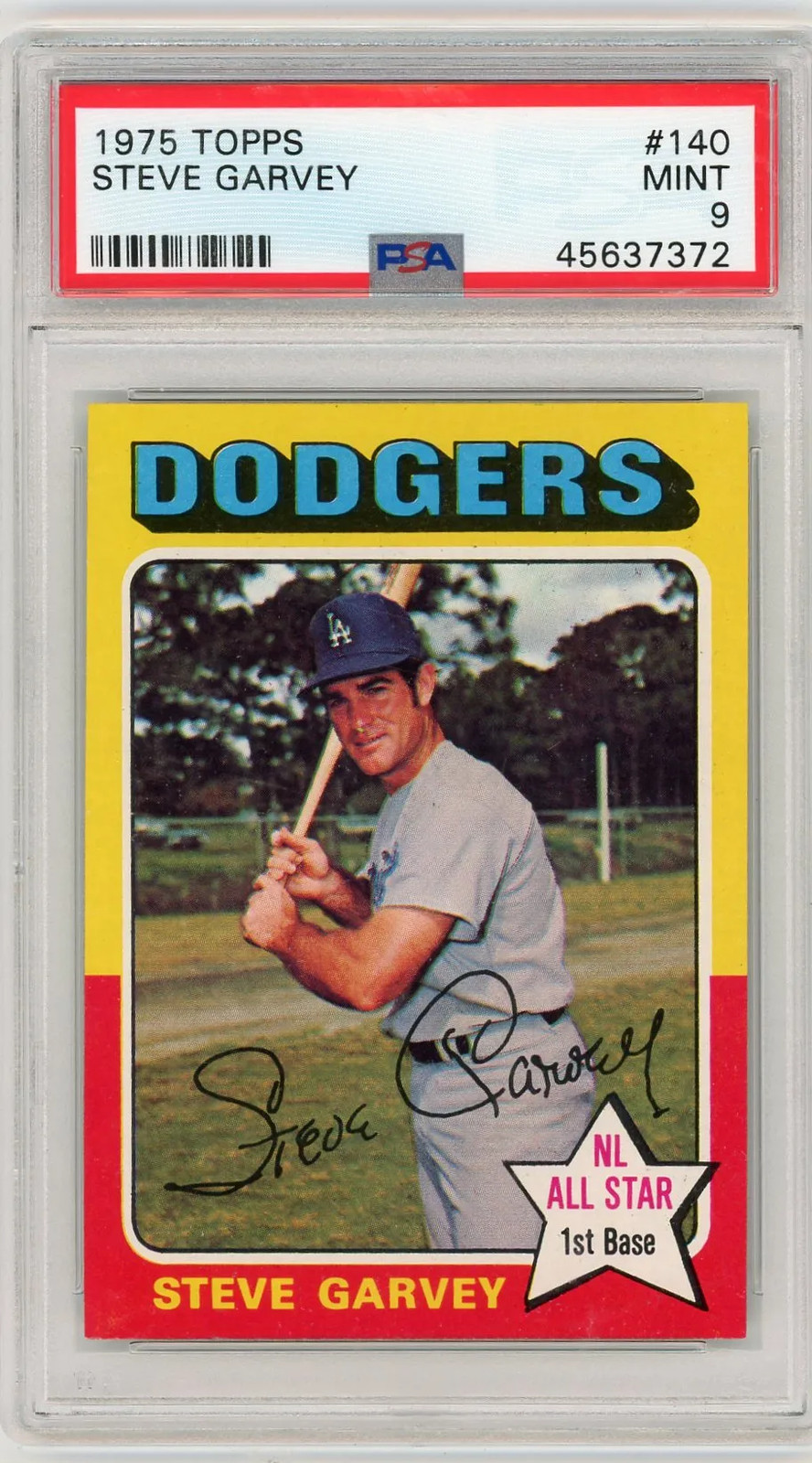 1975 Topps Steve Garvey #140 PSA 9
