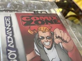 Comix Zone Nintendo Game Boy Advance PAL Exclusive VGA 85 Silver NOT WATA Rare