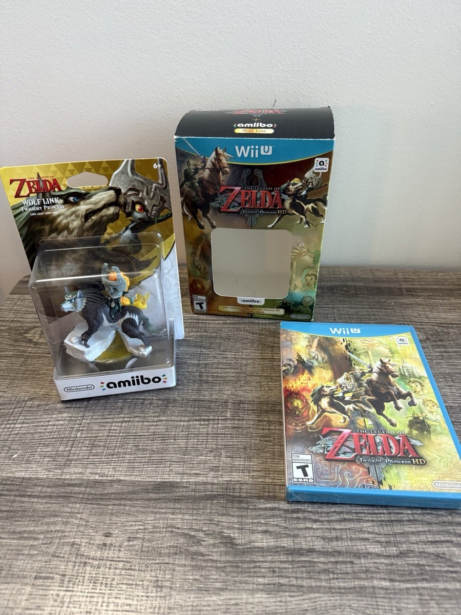 The Legend of Zelda Twilight Princess HD + amiibo (Wii U, 2016