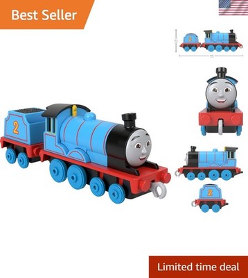 Thomas & Friends Diecast Edward Push-Along Engine with Tender for Kids 3+
