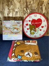 Free Shipping S 3629 Rilakkuma Goods Bulk Sale Wall Clock Salad Bowl Set Towel B