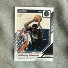 Panini Donruss Anthony Edwards Minnesota Timberwolves #165 Autographed Card