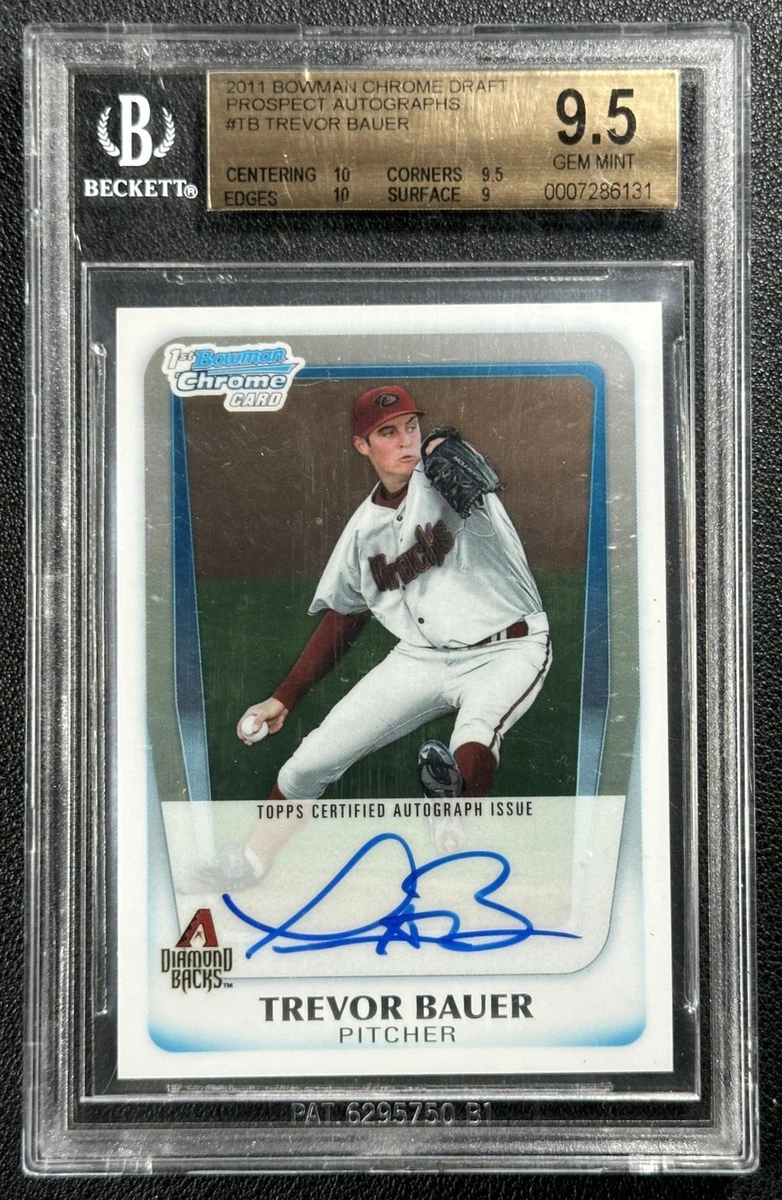 Trevor Bauer Baseball Sports Trading Cards & Accessories Rookie