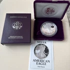 1991 American Eagle Silver Proof Dollar BOX CASE Certificate of Authenticity
