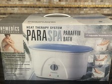 PARAFFIN HAND/FEET SPA BY HOMEDICS W/ 20 LINERS, 6 LB  2 LBS WAX NEW IN BOX.