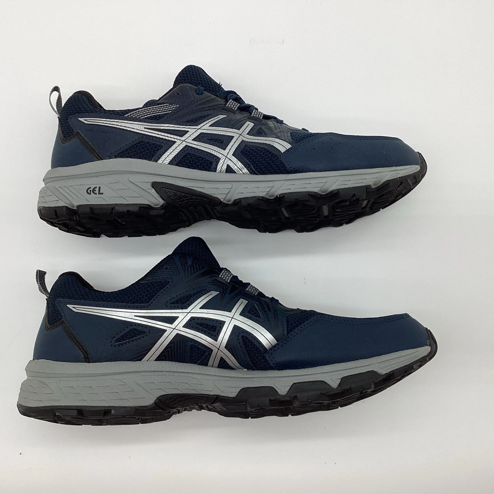 Scarpe da corsa basse da uomo Asics 1011A824 Gel Venture 8 blu francese US 10 EUC