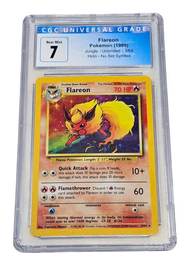 Flareon (Unlimited) graded CGC 7 for sale on eBay