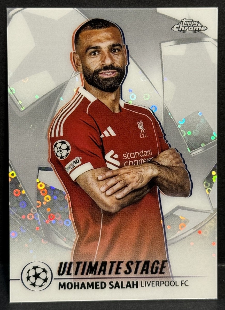 カーナビ salah 2025-26 Topps UEFA CC Liverpool Mohamed Salah Ultimate Stage