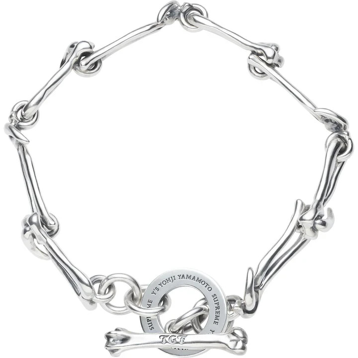 Supreme Y's by Yohji Yamamoto Silver Bracelet Silver | eBay
