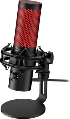 HP HyperX QuadCast 2 USB PC Mikrofon Gaming Streaming Podcast + Ständer + Kabel