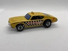 HOT WHEELS BLACKWALL FLYING COLORS GLOSSY YELLOW MAXI TAXI 1969 Hong Kong