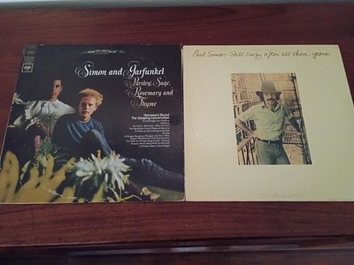Simon & Garfunkel Parsley Sage Rosemary Thyme + Paul Simon Still Crazy LP Bundle