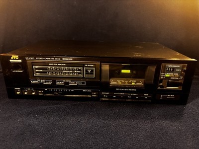 Vintage JVC KD-V300NJ Stereo Cassette Deck Japan Powers On / For Parts or Repair