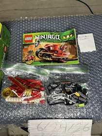LEGO NINJAGO: Kai's Blade Cycle (9441) Missing 2 Pieces.. Includes Minifigures!!