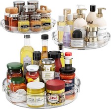 3 Pack Lazy Susan Organizer Turntable Cabinet Pantry Organizers  Storage