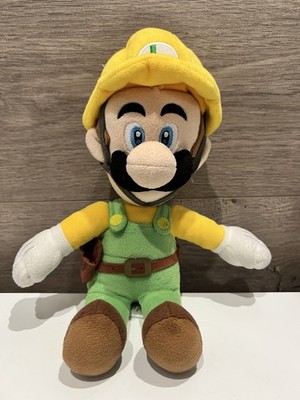 Super Mario Maker 2 Builder Luigi Little Buddy Plush Character 11  Tall