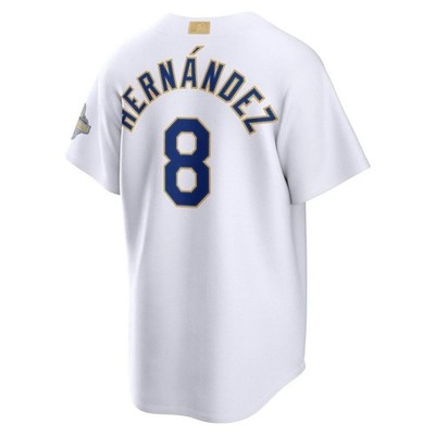 Men's Dodgers Kike Hernandez White 2026 Gold Collection Stadium