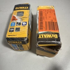 1000 Dewalt 15GA FN Angled Finish Nails 2" Interior Glue Collated NEW Set Of Two