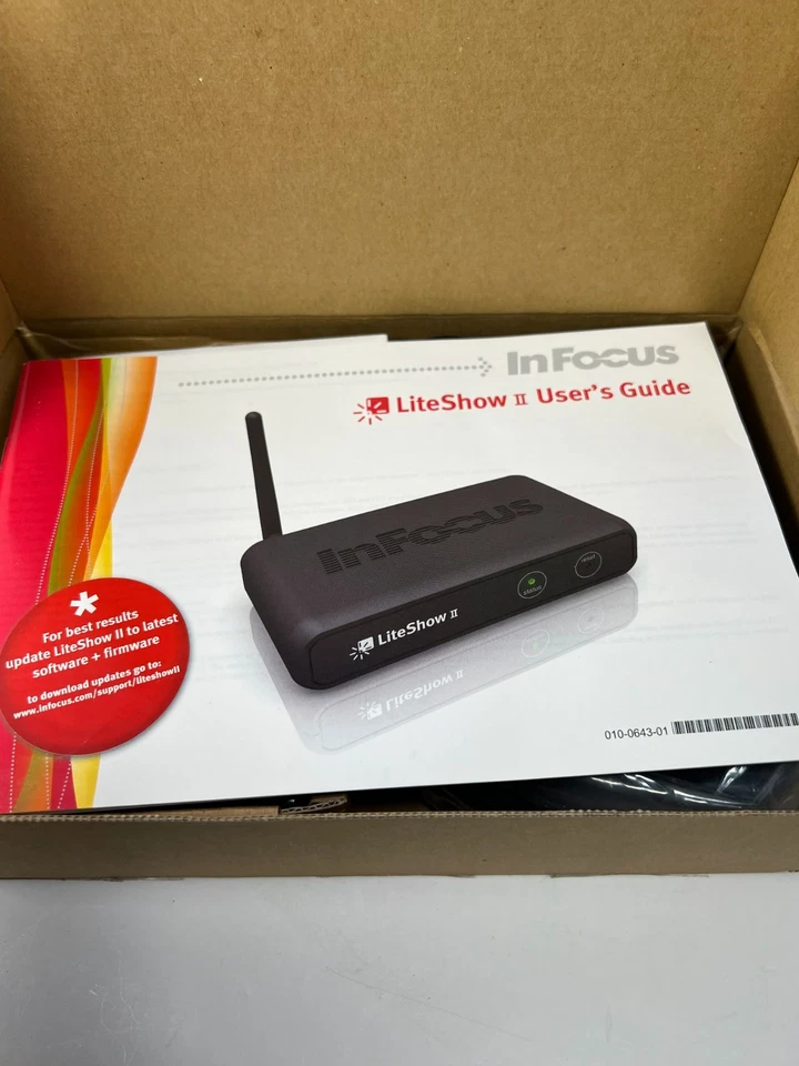 InFocus LiteShow II Secure Wireless Wifi Projection System for any VGA Projector - Image 2 of 4