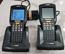 Symbol Barcode Scanner MC32N0-GL4HCLE0A Lot Of 2 With Dock, Batt And Power Cord!