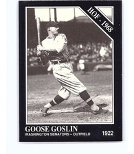 1991 Conlon The Sporting News Goose Goslin #62