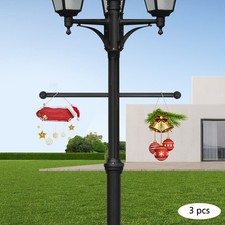3PC 56cm Outdoor Lamp Posts Cross Arm Ladder Rest Cross Arm Replacement New