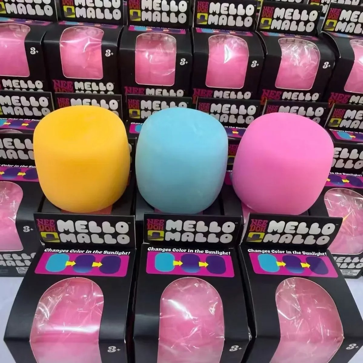 NeeDoh Mello Mallo Color Changing Stress Ball Sensory Squeeze Squishy Toy Gift