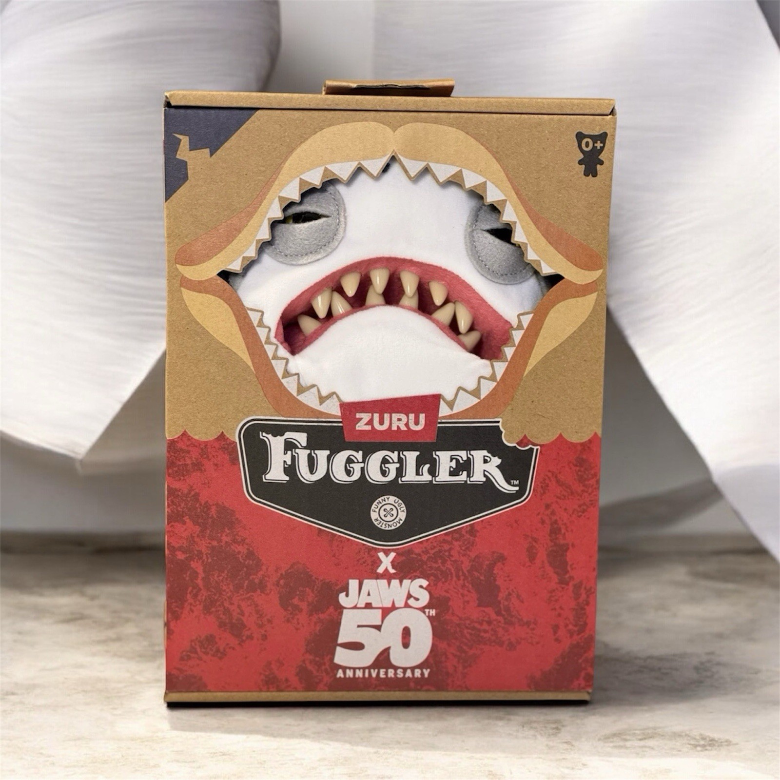 FUGGLER X JAWS 50th Anniversary Collectible Funny Ugly Monster Zuru Brand New
