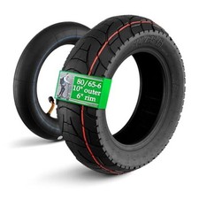 80/65-6 Scooter Tire Tube for All Seasons - 10x3" Electric Tire with tube