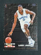 1993 NBA Hoops Face To Face Larry Johnson LaPhonso Ellis #FTF5 INSERT