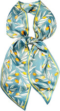 Head Scarf Hair Neck Scarves For Women Purse Bag Scarfs For Handbags Silky Long
