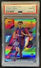 2023-24 Topps Finest UEFA Lamine Yamal RC Refractor Rookie #50 Barcelona PSA 10
