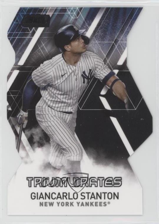 2021 Topps Stadium Club Triumvirates Black 83/99 Giancarlo Stanton #T-10 0c6