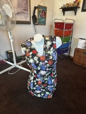 NWT Tahari Semi Formal Dress Size 10 Floral Pattern Office Date Night Easter