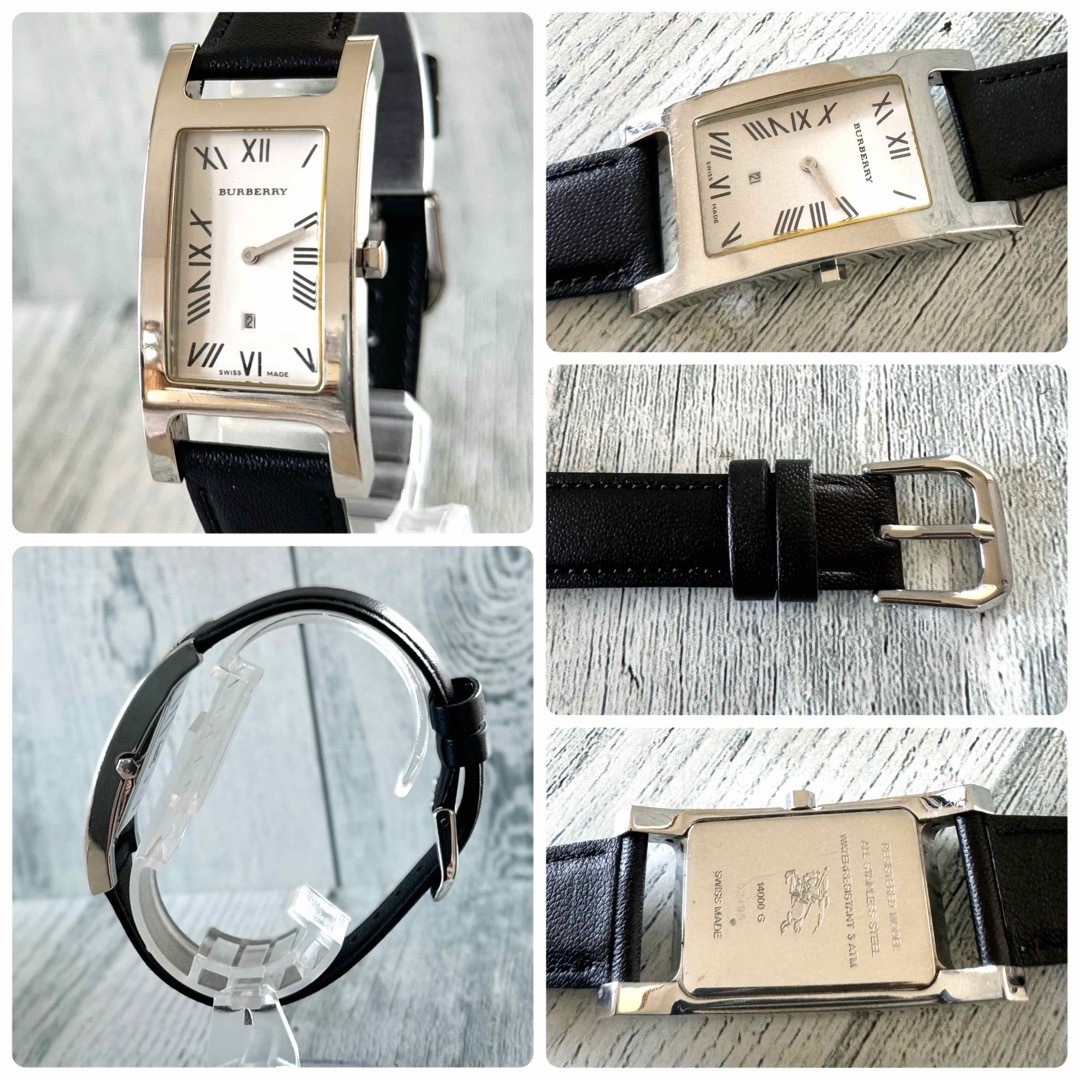 [Battery replaced] BURBERRY Watch Rectangular 140… - image 2