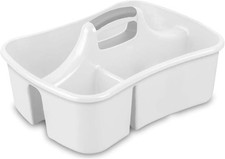 Extra Large 5 Gal Divided Cleaning Caddy Organizer with Handle - Cleaning Suppli