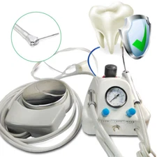 Mini Turbine Machine 4 Holes Plastic Shell Dental Lab Instrument Accessories New