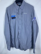 Simms Guide Shirt Mens Medium Gray Plaid Fishing Button Up Long Sleeve Vented US