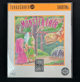 Monster Lair (TurboGrafx-16 CD) New Sealed In Shrink