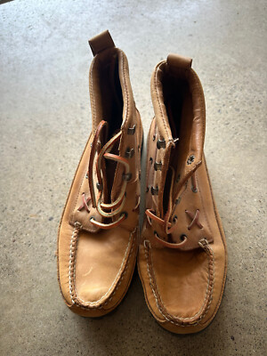Thornton Bay Mens 6” Boot Pre-Owned Brown Leather Size 8 Medium Thornton Bay men boot, new with the box, size 8, color brown  main image 4