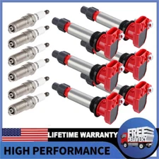 6Pack Ignition Coils & Spark Plugs For Chevrolet Traverse Impala 3.6L 2012-2018