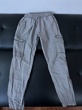 grey cargo joggers